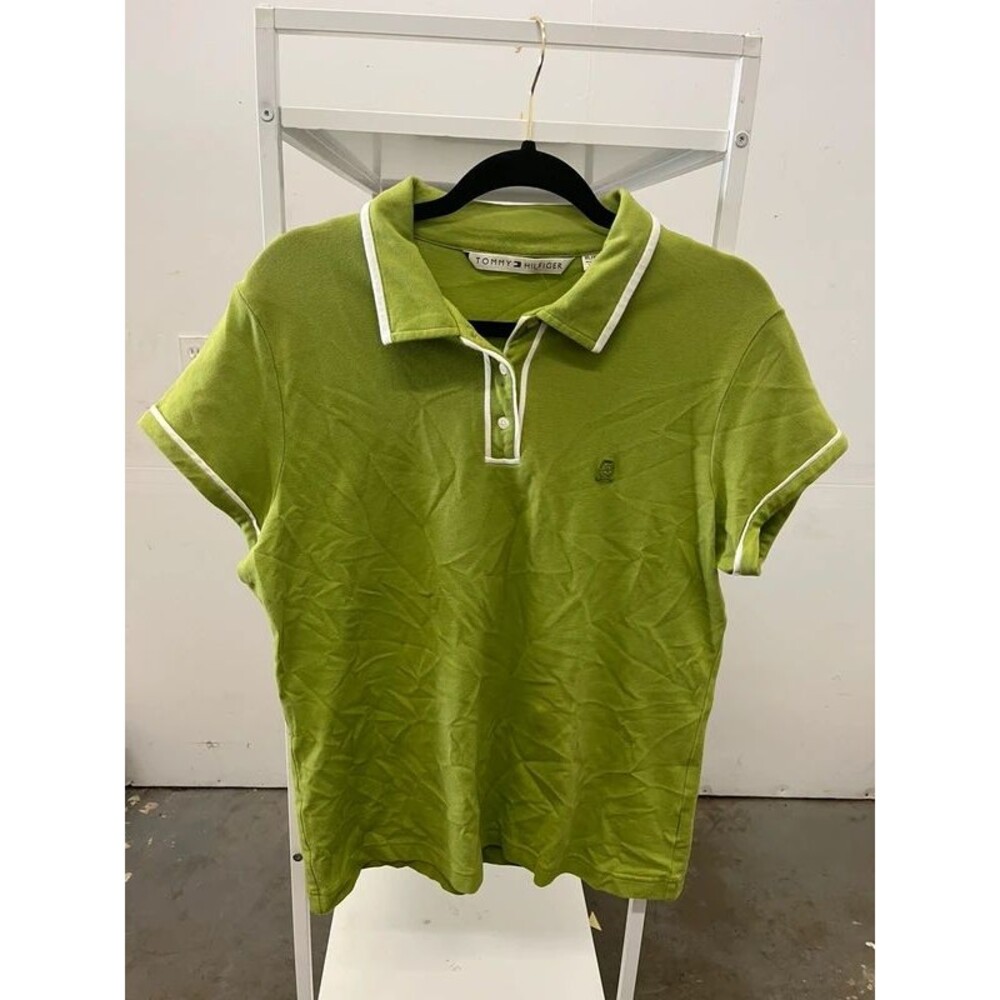 Tommy Hilfiger NWT women’s green polo shirt XL